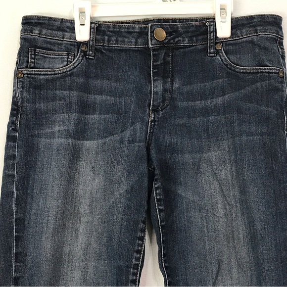 Kut From The Kloth Denim Blue Jeans Womens Size 10 Farrah Baby Bootcut Mid Rise - Picture 3 of 15